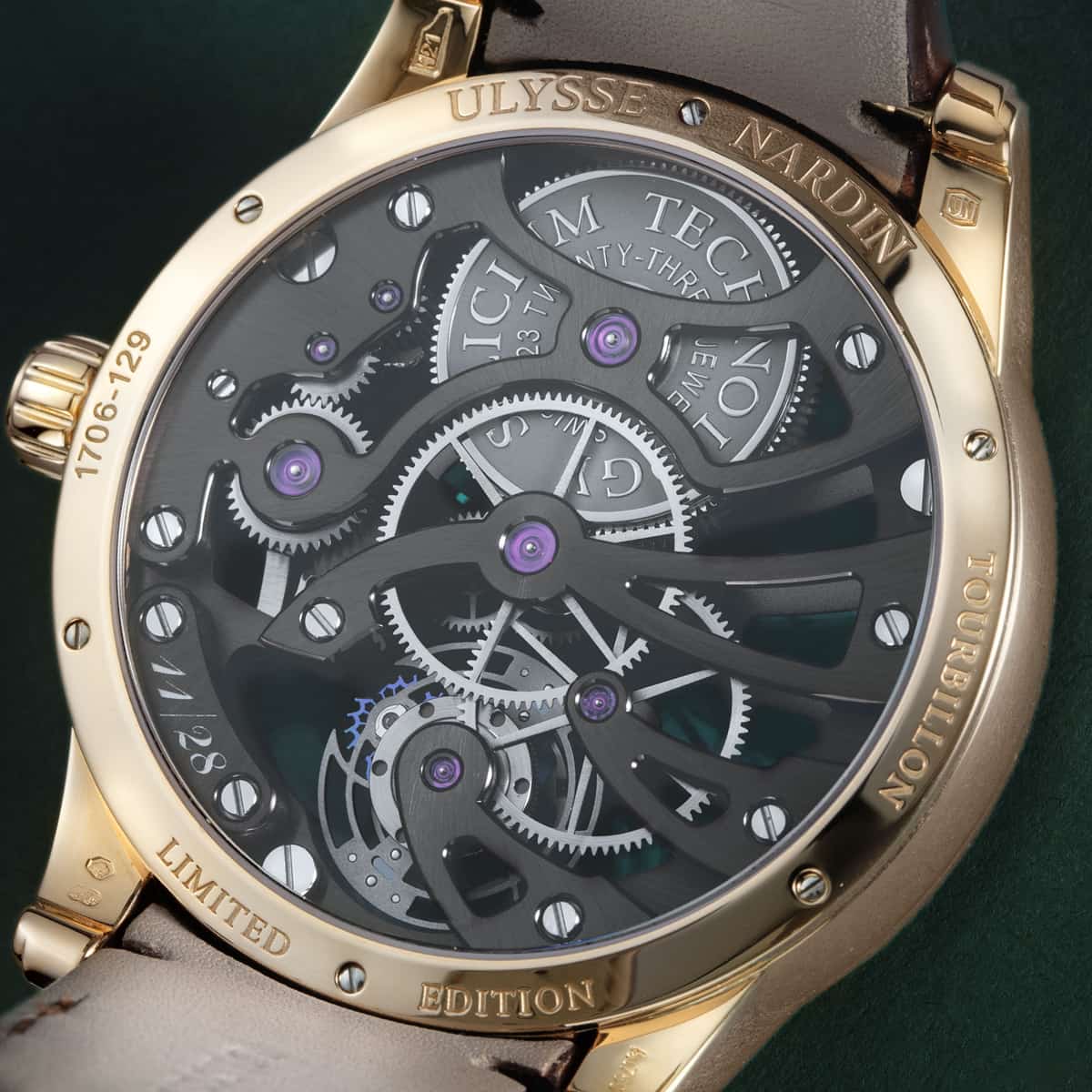 Ulysse Nardin Skeleton Tourbillon 1706-129 Ulysse Nardin Skeleton Tourbillon 1706-129